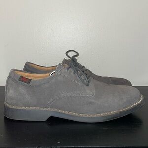 Anthropologie G.H. Bass Pasadena Suede Nubuck Lace Up Loafers.‎  Size 8.5 Wide.